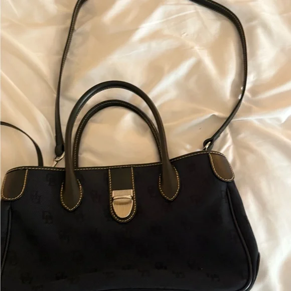 Dooney and Bourke Monogram Double Handle Tote - Picture 6 of 6